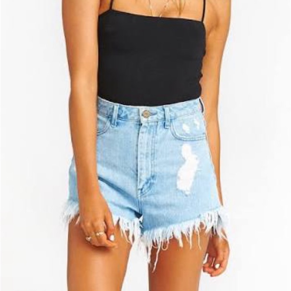 Show Me Your Mumu Houston High-Rise Shorts